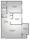 1 Bedroom, 1 Bath
