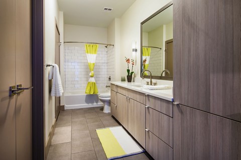 a bathroom with a toilet and a sink and a mirror