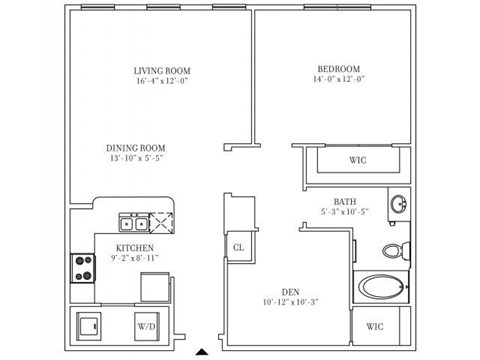 Crescent Club New Orleans Floor Plan E