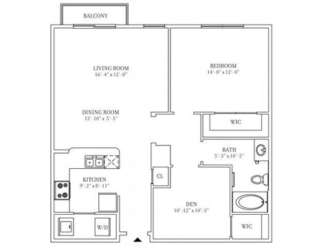 Crescent Club New Orleans Floor Plan F