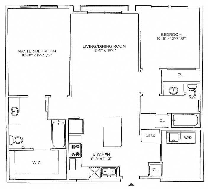 New Orleans Two Bedroom Apartment For Rent