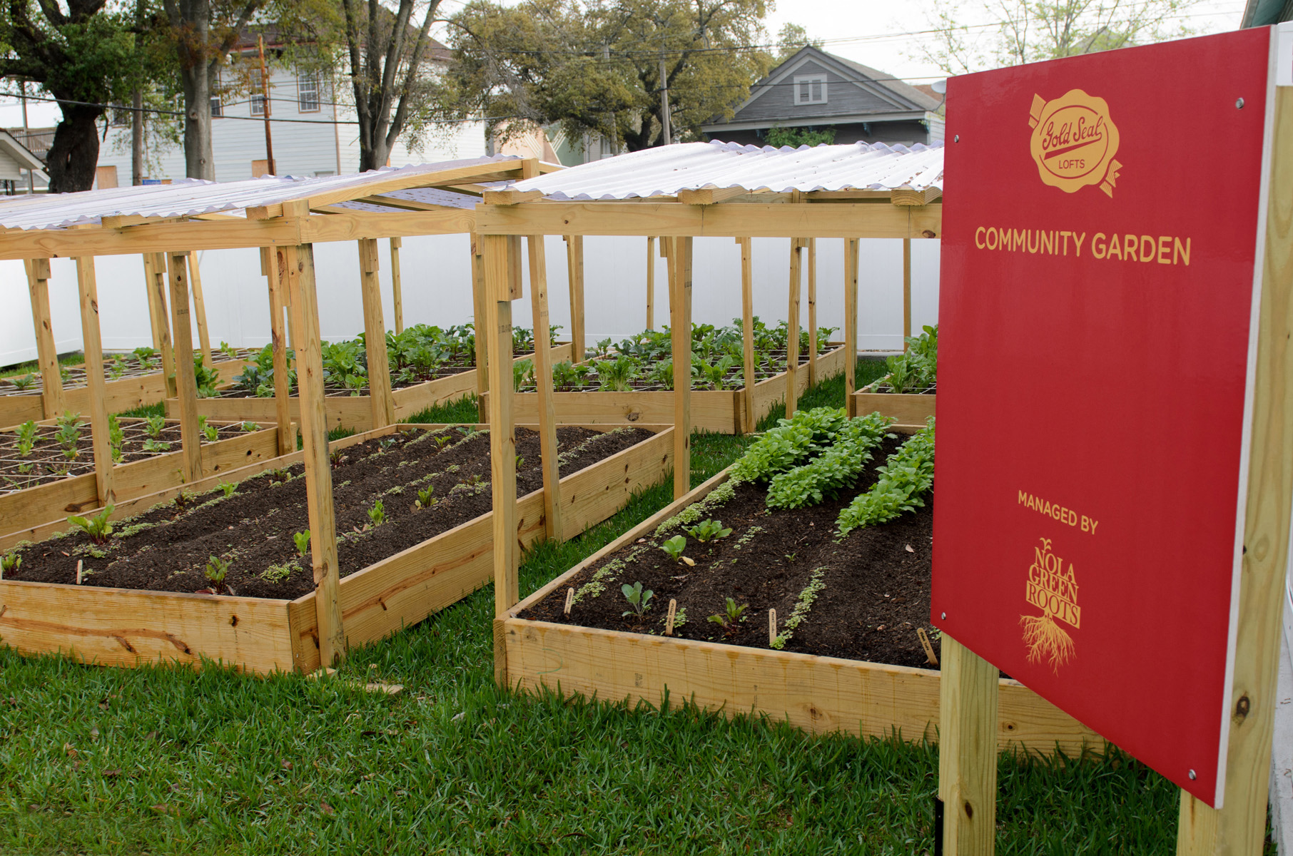 Gold Seal Lofts New Orleans Community Garden
