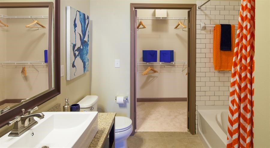 a bathroom with a sink toilet and a shower