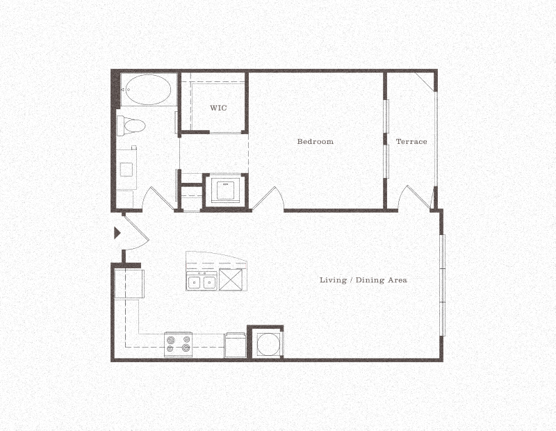 The High Grove Baton Rouge Apartments One Bedroom Apartment