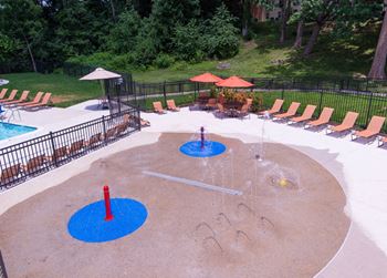 Splash Pad at Courthouse Square Apartments, Towson