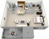 Floorplan for studio Floorplan for studio, at 101 North Ripley Apartments, 22304, VA