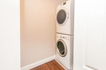 Washer and dryer units, at Stevenson Lane Apartments, Towson, Maryland