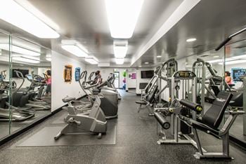 Two Level Fitness Center at Falls Village Apartments, Baltimore, MD
