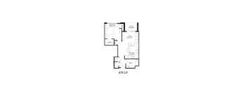 1 Bedroom, 1 Bathroom