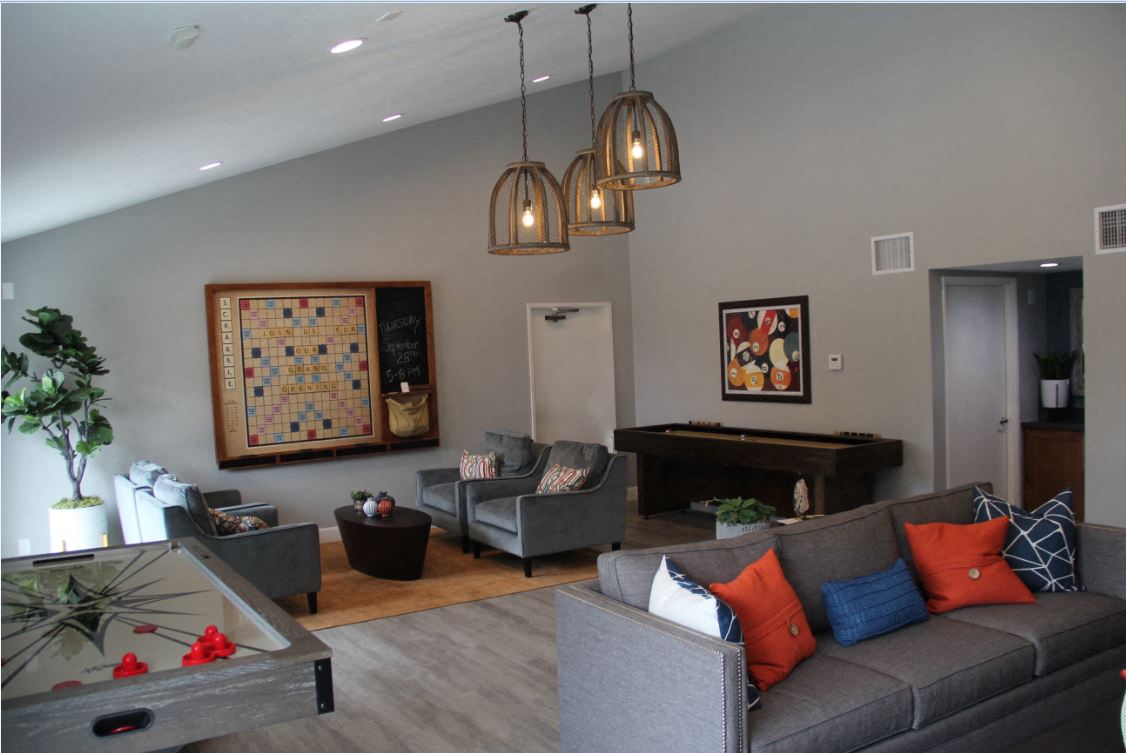 Clubhouse at Park West Apartments, California