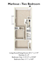 2 Bedroom/ 1 Bath