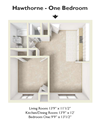 1 Bedroom/ 1 Bath