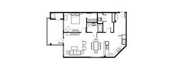1 Bed 1 Bath-C2