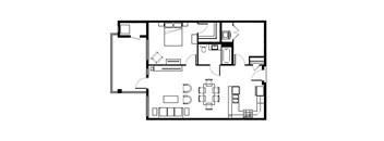 1 Bed 1 Bath-E