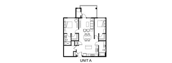 2 Bed 2 Bath Den-A