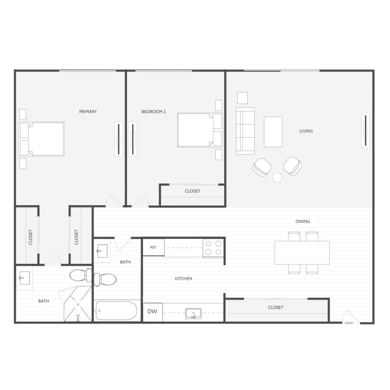 2 Bedroom Apartment