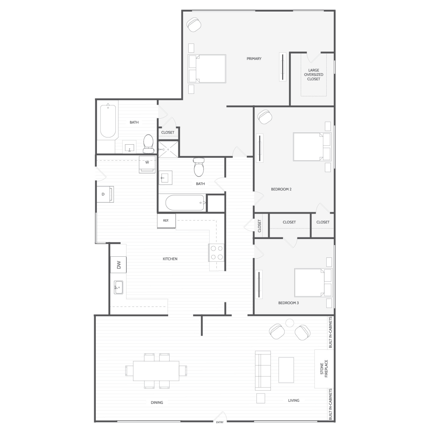 3 Bedroom Apartment
