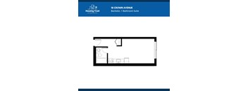 Studio, 1 Bathroom