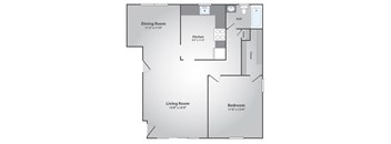 1 Bedroom, 1 Bath