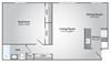 1 Bedroom, 1 Bath Medium