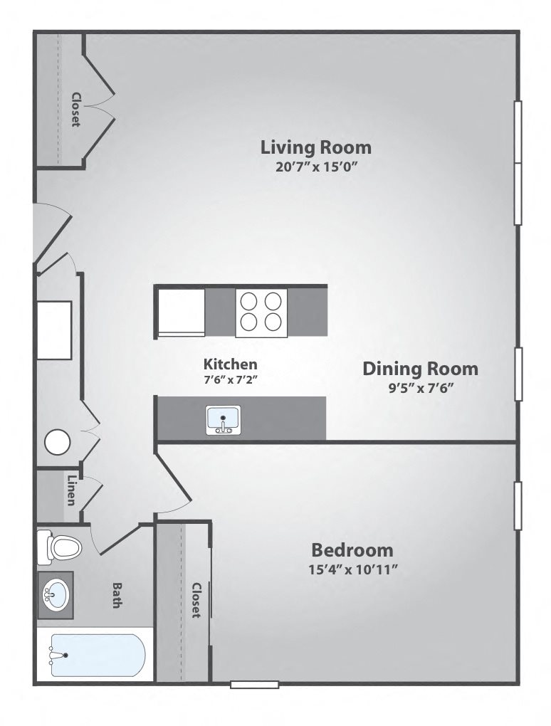 Floor Plans of The Madison in Westwood, NJ