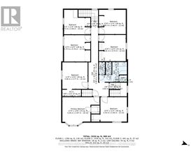 A floor plan for a home with a total area of 3295 square feet.