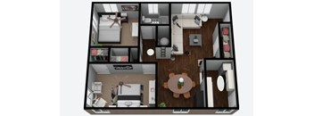 2Bed 1Bath Partial Renovated
