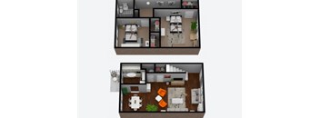 2Bed 1Bath Townhome Renovated