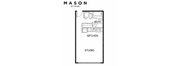 Studio, 1 Bathroom