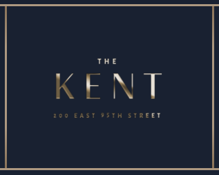 The image is a sign for a place called The Kent at 200 East 95th Street.