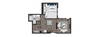 1 Bed/1 Bath 60%-1H-1 (m254aa22)
