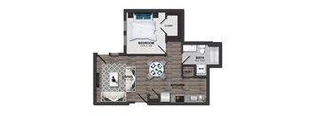 1 Bed/1 Bath 60%-1H (m254aa10)