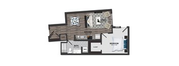 1 Bed/1 Bath 60%-1G (m254aa18)