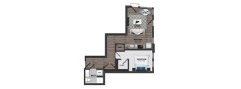 1 Bed/1 Bath 60%-1F (m254aa13)
