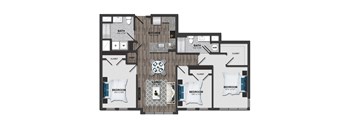 3 Bed/2 Bath 60%-3C-HC (m254cc03)
