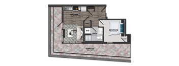 1 Bed/1 Bath 60%-1V (m254aa02)
