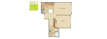 1 Bed/1 Bath (252aa3)