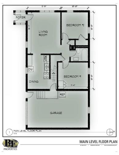 A black and white image of a floor plan for a property.