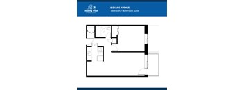 1 Bedroom, 1 Bathroom