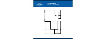 Studio, 1 Bathroom