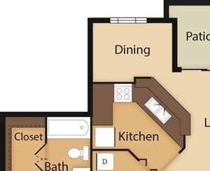 2 Bedroom | 2 Bath | 1165 SF 2 Bedroom | 2 Bath | 1165 SF