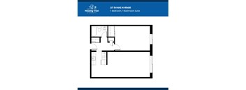 1 Bedroom, 1 Bathroom