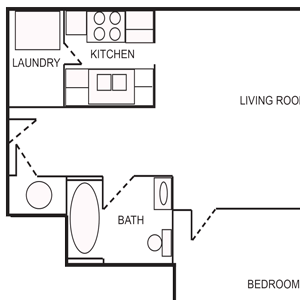 One bedroom