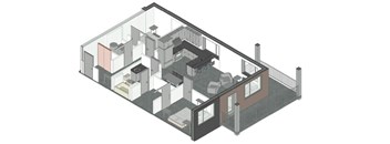G-Waterview 2 Bed, 1 Bath Corner