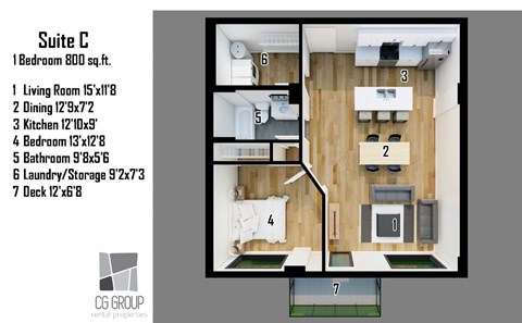 310 Millennium Blvd Studio Apartment for Rent