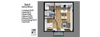 C Type_1Bed1Bath