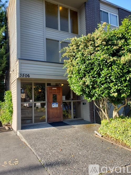 The image shows the front of a building with the number 3506 on it.