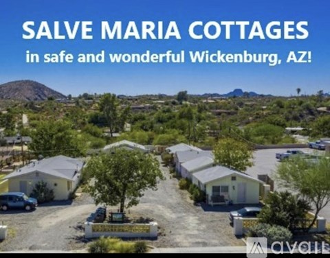 A bird's eye view of Salve Maria Cottages in Wickenburg, AZ.