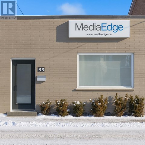 A building with a sign that says MediaEdge on it.