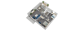 2 Beds 1 Bath